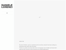 Tablet Screenshot of danielelorenzi.com